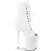 Pleaser - FLAMINGO1021 Bottes de plateforme, Pole dance chaussures - Blanc Product image